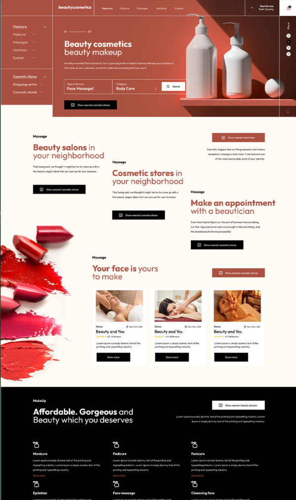 Beauty Cosmetics website - Image 4